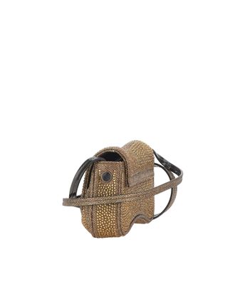 Diesel Womens Mini Crossbody Bag Play Xs Brown Polyester Shoulder