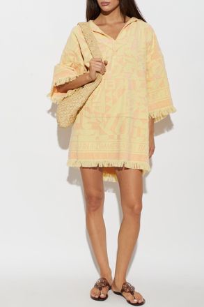 Zimmermann Solstice Terry Cotton Dress, Womens, Yellow