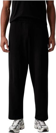 Emporio Armani 7M002111 Trainingsbroeken - Heren - Straight fit broeken - Zwart - 2XL - Katoen - Broeken