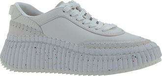 Chlo&eacute; Womens Nama Sneakers Brilliant White