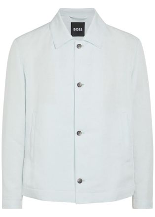 BOSS Boss Carper Woven Overshirt - Light Blue - 52 (UK42 / XL)