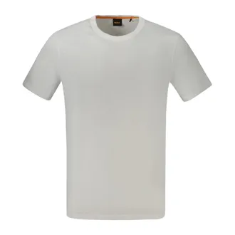HUGO BOSS Tops, Heren, Wit, S, Katoen, Tegood T-Shirt