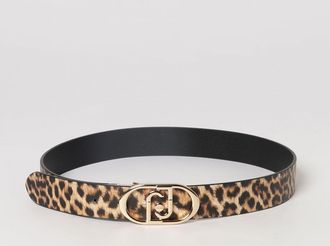 Liu Jo Cintura reversibile in pelle sintetica animalier