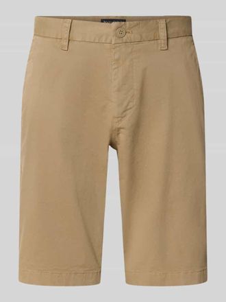 Marc O'Polo Regular Fit Bermudas aus Baumwoll-Mix Modell RESO JOGGER in Beige, Gr&ouml;&szlig;e 30