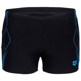 Arena Graphic Swim Short Stripes Badehose f&uuml;r Herren | schwarz
