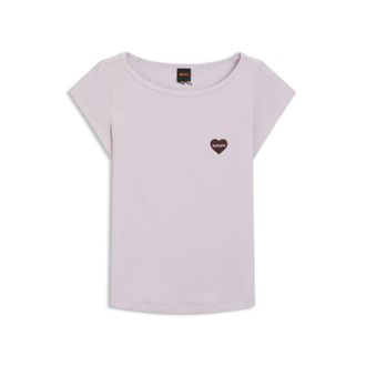 BOSS Stretch-cotton slim-fit T-shirt with artwork