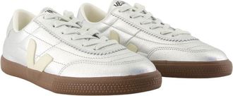 Veja Womens Panenka Sneaker Silver Calfskin