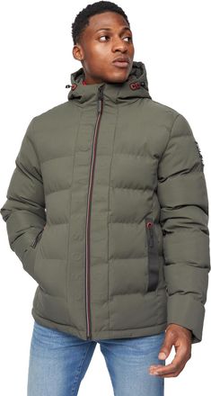 Crosshatch Kampnew Embossed Jacket Mens - Green - Size Large