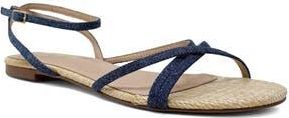 Shushop Betty Ankle Strap Sandal in Denim at Nordstrom Rack, Size 8.5
