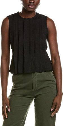 Emerson Fry Emerson Fry Plait Linen-Blend Top