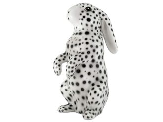 Schubiger M&ouml;bel Figur Hase Ohren H&auml;ngend Getupft H: 37 cm