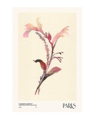 iCanvas Watercolor Print Collection. Flower Market - Paris By Nktn Wall Art