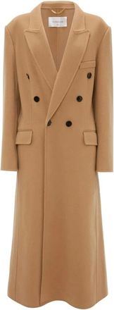 Victoria Beckham Dames, Mantels, Bruin, Maat: 2XS