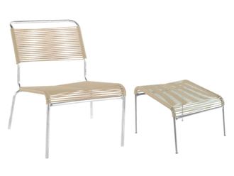 Schubiger M&ouml;bel Lounger + Hocker S&auml;ntis
