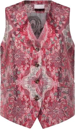 Pierre-Louis Mascia Vests, female, Pink, Size: XS Ciadox Gilet Silk