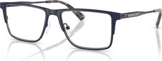 Michael Kors 53mm Rectangle optical glasses in Blue at Nordstrom