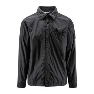 Stone Island Heren, Jassen, Zwart, Maat: M Polyamide