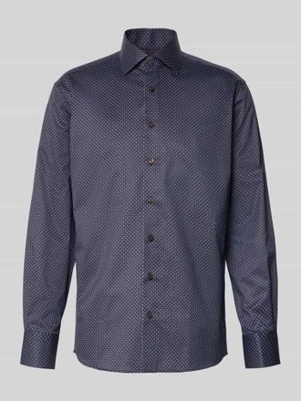 Eterna Modern Fit Business-Hemd mit Kentkragen in Marine, Gr&ouml;&szlig;e 44