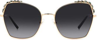 Carolina Herrera HER 0145/S 000/9O Womens Sunglasses Gold Size 59