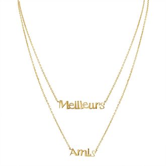 Machete Jewelry Meilleurs Amis / Best Friend Necklace in Gold