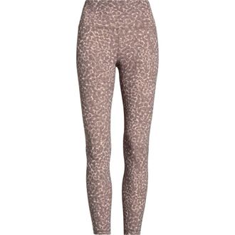 Sweaty Betty Ultimate Studio Pocket Leggings in Beige Offbeat Animal Print at Nordstrom, Size X-Small