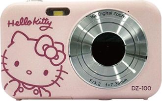 OEM C&aacute;mara Num Rique Yashica Dz100 Hello Kitty Rosa