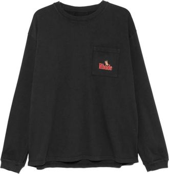 Rhude Hombre, Camisetas, Negro, Talla: M