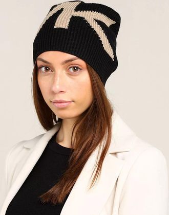 Michael Kors Caps & Mützen - Mk Logo Beanie - für Damen