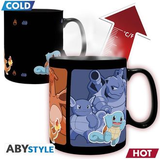 OEM Taza De Cambio De Calor Pok&eacute;mon Evoluci&oacute;n 460 Ml