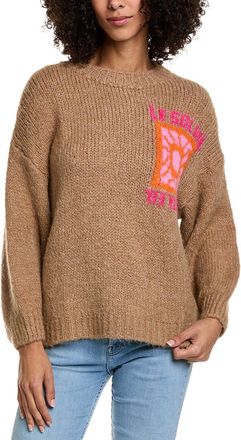 Vintage Havana Jacquard Wool-Blend Sweater