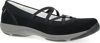 Dansko Womens Harper Mary Jane Sneaker In Black Suede