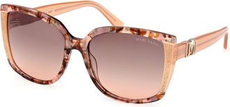 Guess GM00013 44F Womens Sunglasses Tortoiseshell Size 59