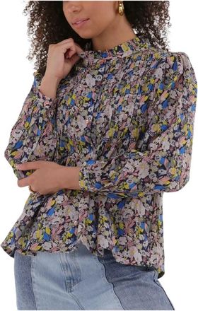 Lollys Laundry Balu Blouse - Dames - Blouses - Veelkleurig - XS - Katoen - Overhemden