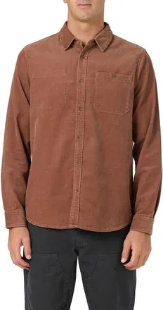 O'Neill OG Cord Cotton Corduroy Button-Up Shirt in Carob Brown at Nordstrom, Size Xx-Large