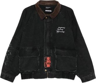 Enfants Riches Deprimes Bomber con stampa grafica - Nero