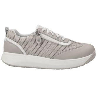 Joya Laura Full Grain Leather Womens Lace Up Shoes - Light Beige - Size:UK 7.5