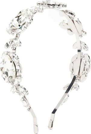 Self Portrait Haarband met kristallen - Dames - Accessoires - Wit - ONE Size - Accessoires