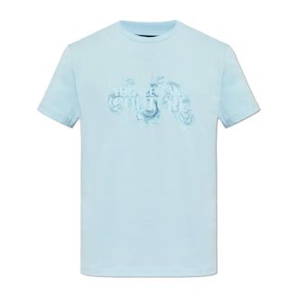 Versace Jeans Couture T-Shirts, male, Blue, Size: 2XL T-shirt with print