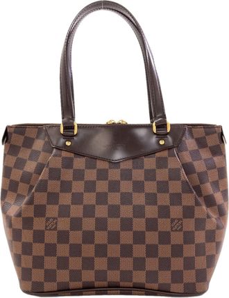 Louis Vuitton Brown Damier Canvas Ebene Damier Canvas Tote Bag (Pre-Owned)
