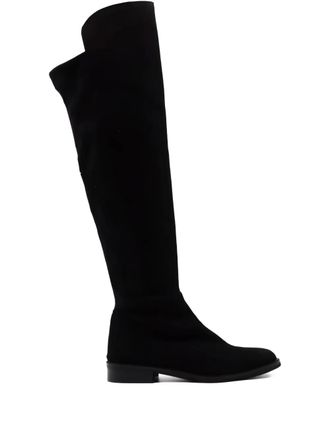 Julie Dee 30mm leather boots - women - Rubber/Calf Leather/Calf Leather - 37 - Black