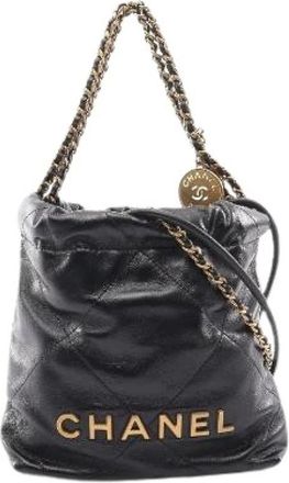 Chanel Pre-owned Chanel 22 Leather 2way Shoulder Bag - Pre-owned - Mujer - Negro - ONE SIZE
