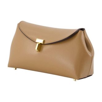 Toteme Leather Clutch - Brown