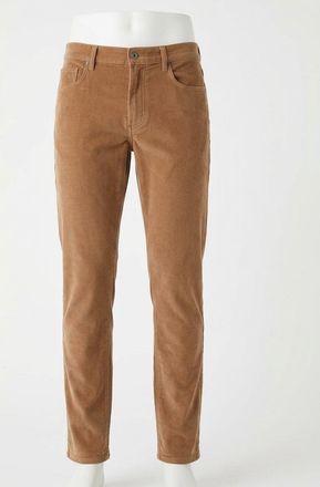 Faherty Stretch Terry Corduroy Pants In Maple Brown