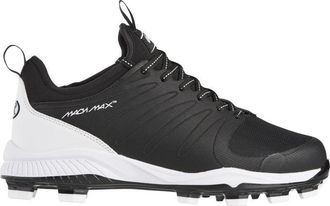 Rawlings Roster 174931 Mens Black White Low Top Lace Up Baseball Cleats ACAD534
