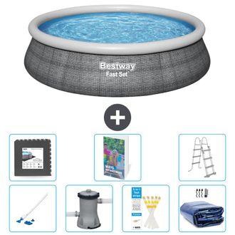 Bestway Piscina Bestway Fast Set Redonda - 457x107 Cm - 8-piezas S489