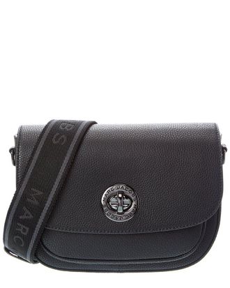 Marc Jacobs Dtm Signet Turnlock Leather Saddle Bag