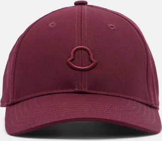 Moncler Logo cotton canvas baseball cap
