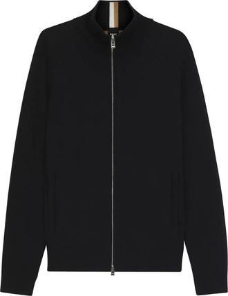 BOSS Cardigan con zip - Nero