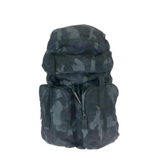 Prada Pre-owned Backpacks, male, Black, Size: ONE SIZE Pre-owned Tessuto Nylon Backpack V136