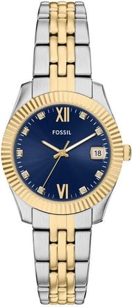 Fossil Scarlette Two-Tone Bracelet Watch, 32mm in Two Tone at Nordstrom